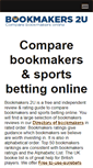Mobile Screenshot of bookmakers2u.com